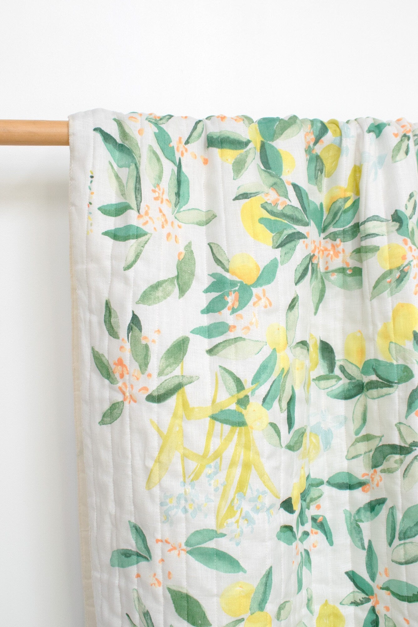 nani IRO Kokka Japanese Fabric MARGO Quilted Linen - A - 50cm