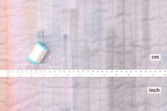 nani IRO Kokka Japanese Fabric - touch a cord kotosen ni fureru - Quilted Organic Double Gauze - A - 50cm