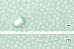 Japanese Fabric Little Ume - green blue - 50cm