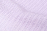 DEADSTOCK Japanese Fabric Solid Ripple - lilac - 50cm