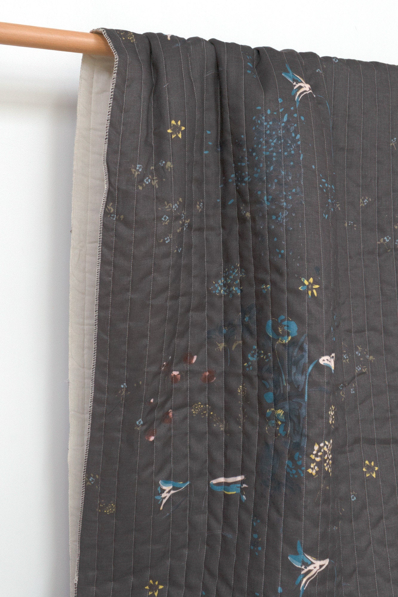 nani IRO Kokka Japanese Fabric PAL Quilted Linen - B - 50cm