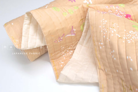 nani IRO Kokka Japanese Fabric PAL Quilted Organic Double Gauze - C - 50cm
