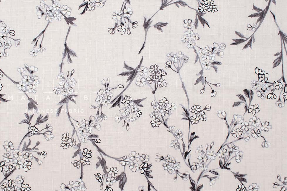 Japanese Fabric Trailing Sakura - A - 50cm