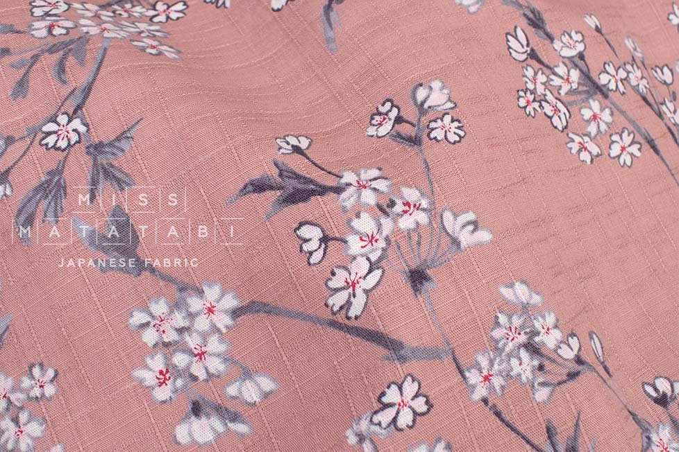 Japanese Fabric Trailing Sakura - B - 50cm