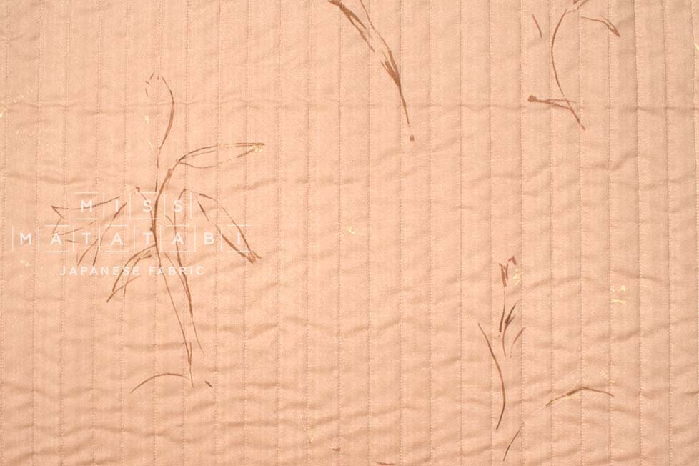 nani IRO Kokka Japanese Fabric GUNSEI Quilted Organic Double Gauze - C - 50cm