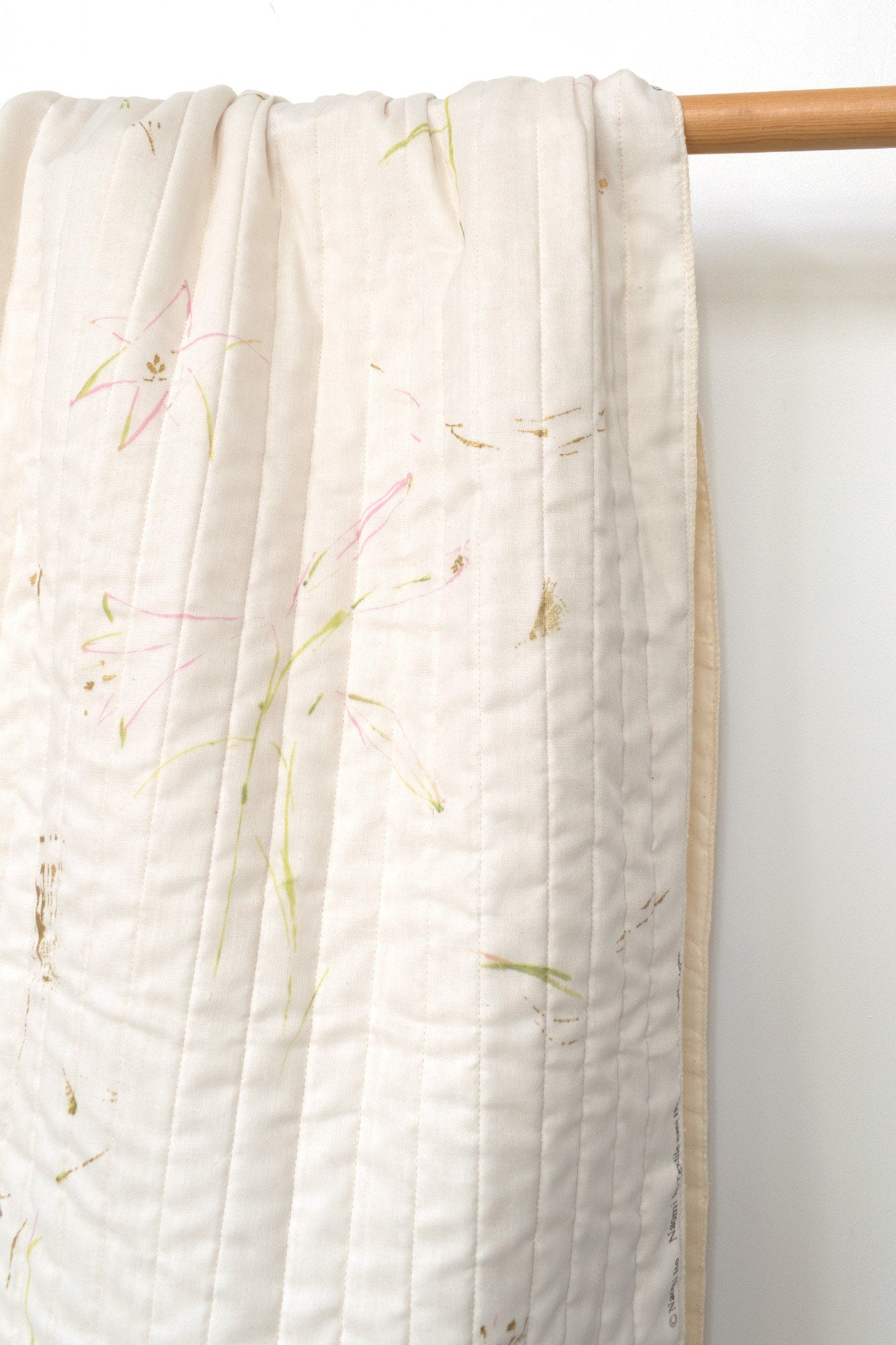 nani IRO Kokka Japanese Fabric GUNSEI Quilted Organic Double Gauze - A - 50cm