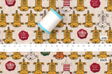 Japanese Fabric Drive Your Dream Cats - A - 50cm