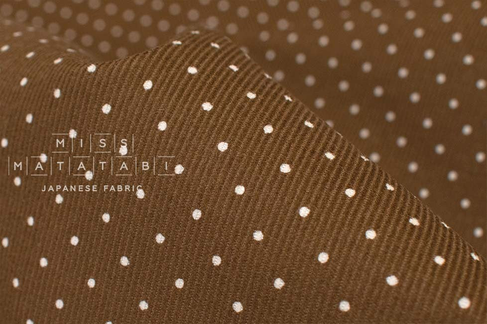 Japanese Fabric Corduroy Pindot - C - 50cm