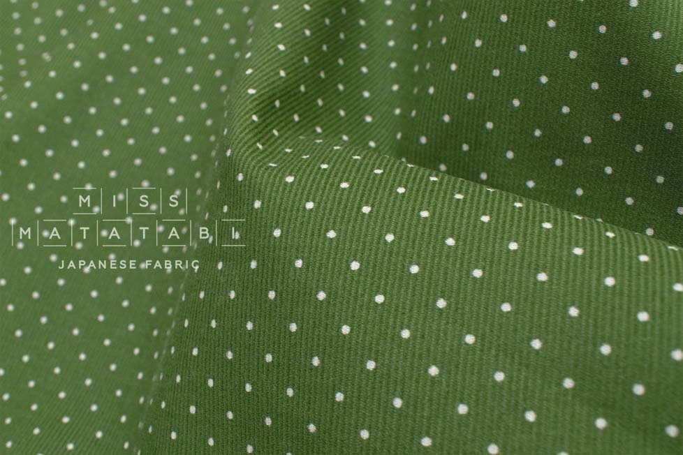 Japanese Fabric Corduroy Pindot - G - 50cm