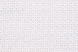 DEADSTOCK Japanese Fabric Embroidered Eyelet - bright white - 50cm