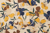 Japanese Fabric Nikola Floral Linen Blend - A - 50cm