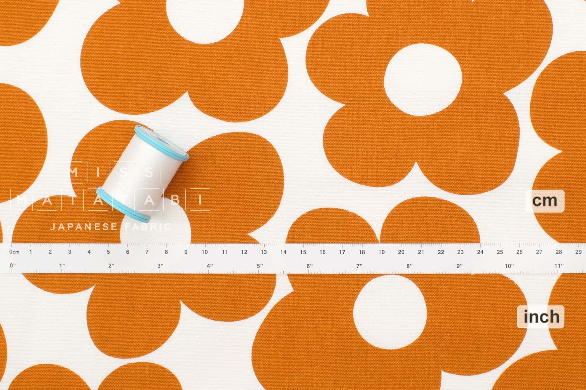 Japanese Fabric Scandi Pop Big Floral - F - 50cm