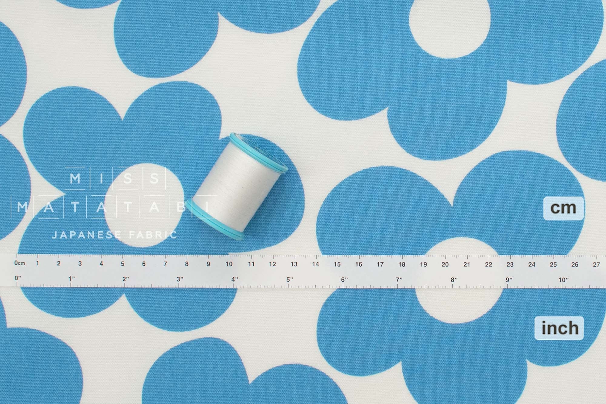 Japanese Fabric Scandi Pop Big Floral - I - 50cm
