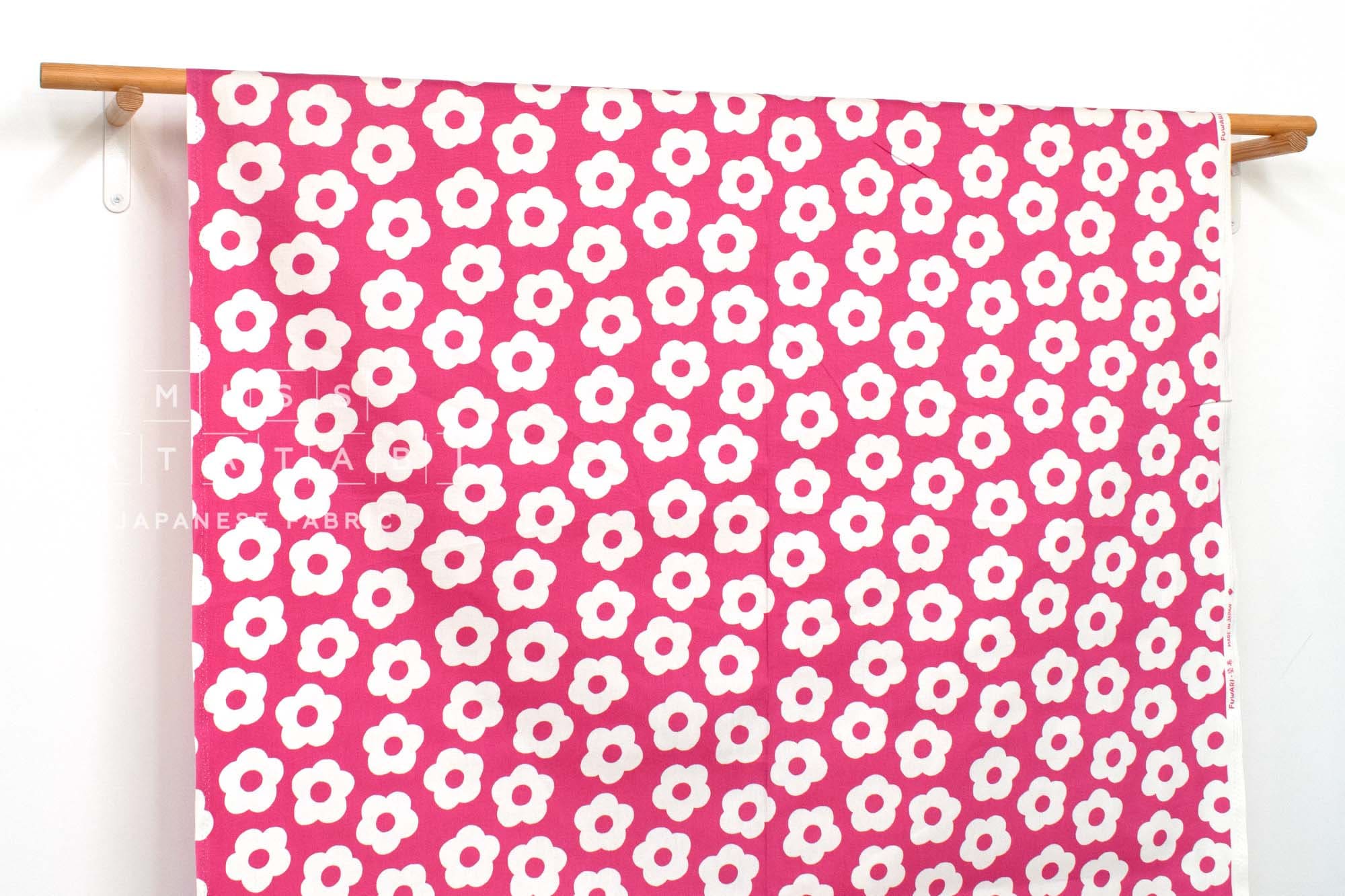Japanese Fabric Scandi Pop Little Floral - B - 50cm