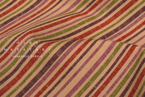 Japanese Fabric Wagara Stripes - A - 50cm