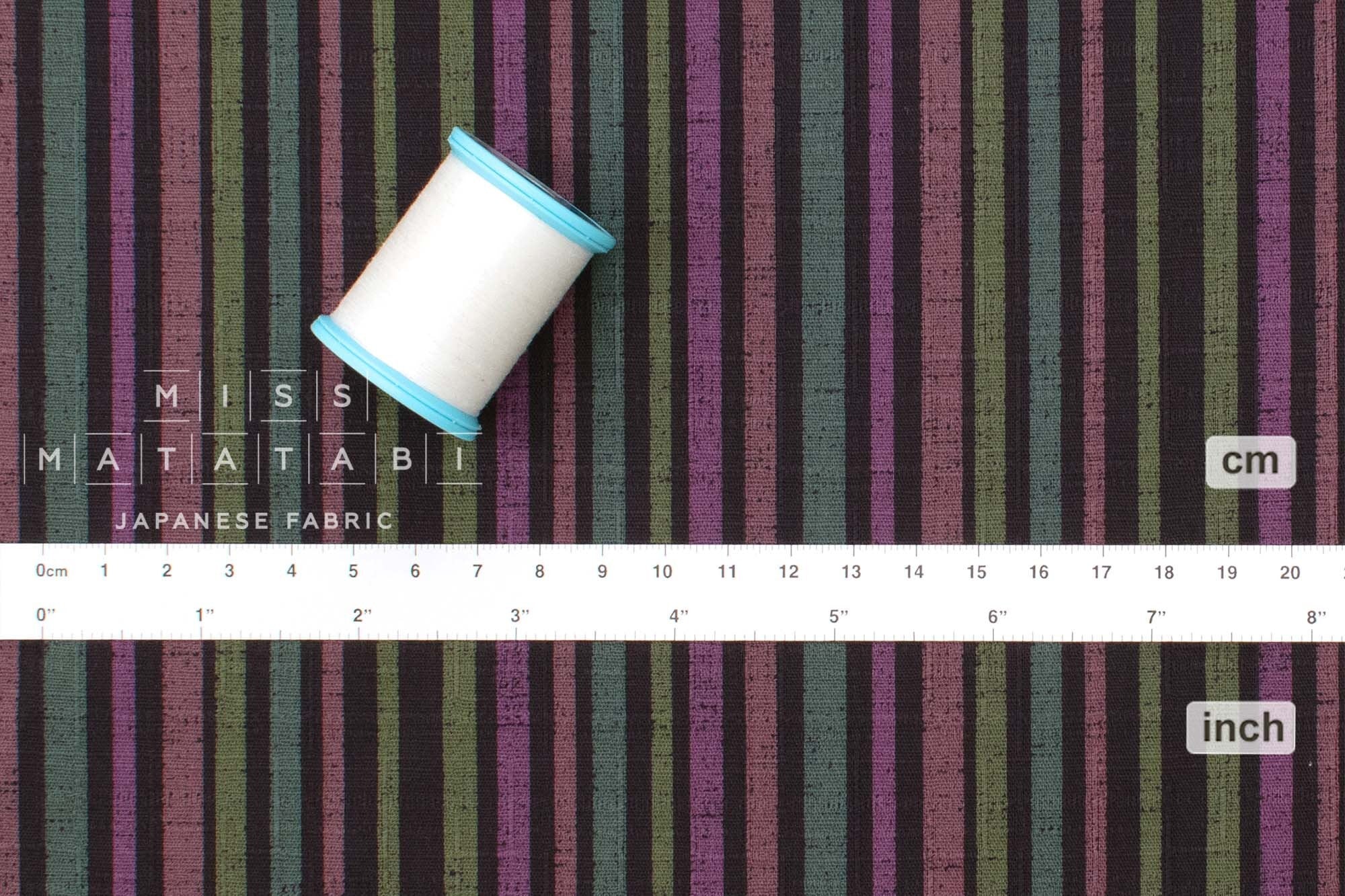 Japanese Fabric Wagara Stripes - F - 50cm