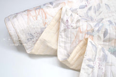 nani IRO Kokka Japanese Fabric MARGO Quilted Linen - C - 50cm