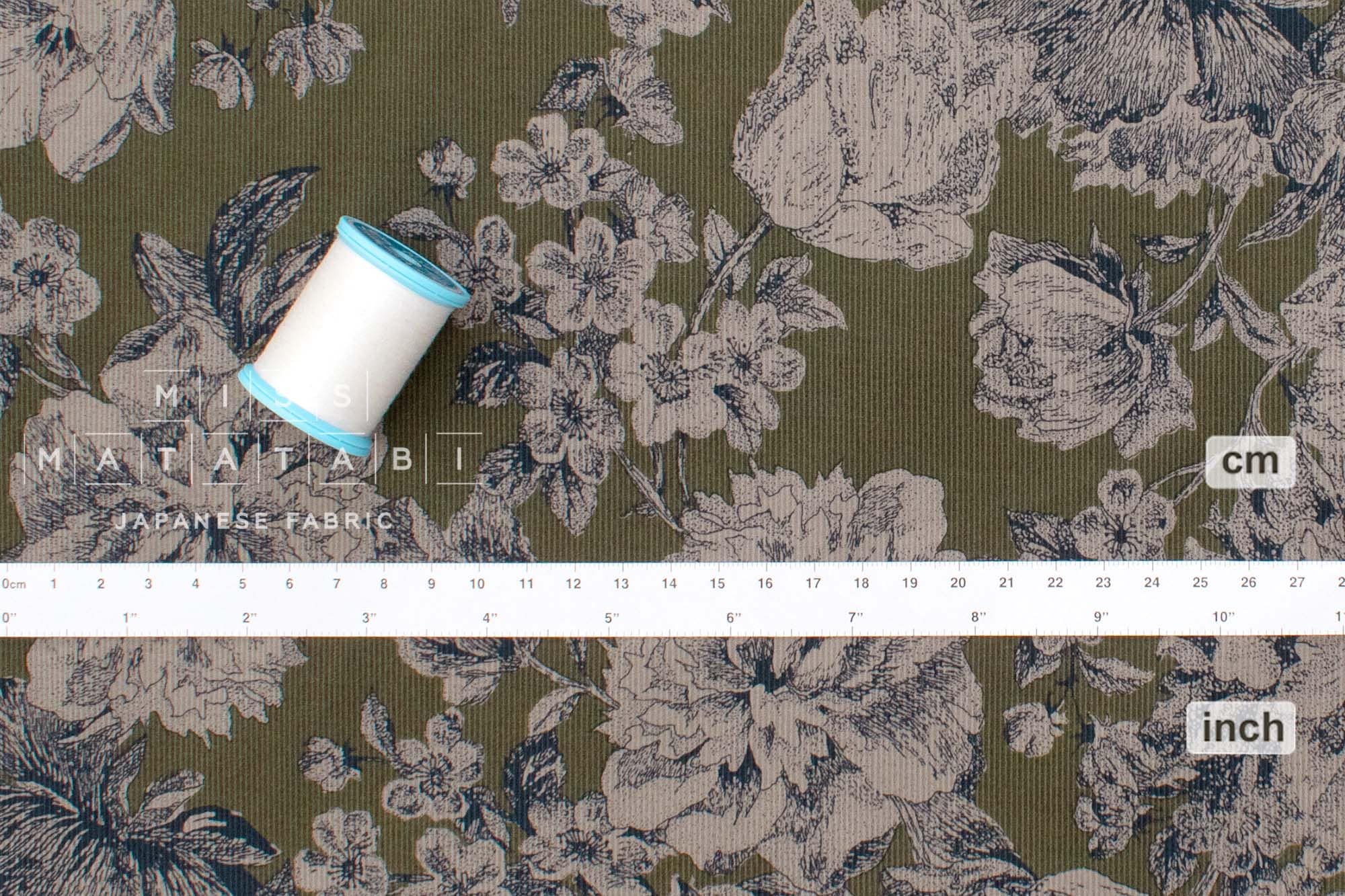 Japanese Fabric Corduroy Simone - C - 50cm