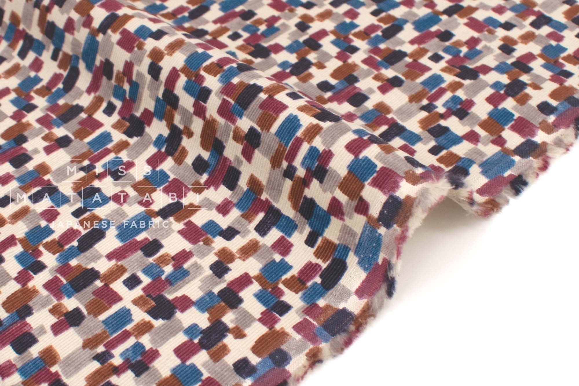 Japanese Fabric Corduroy Henry - A - 50cm