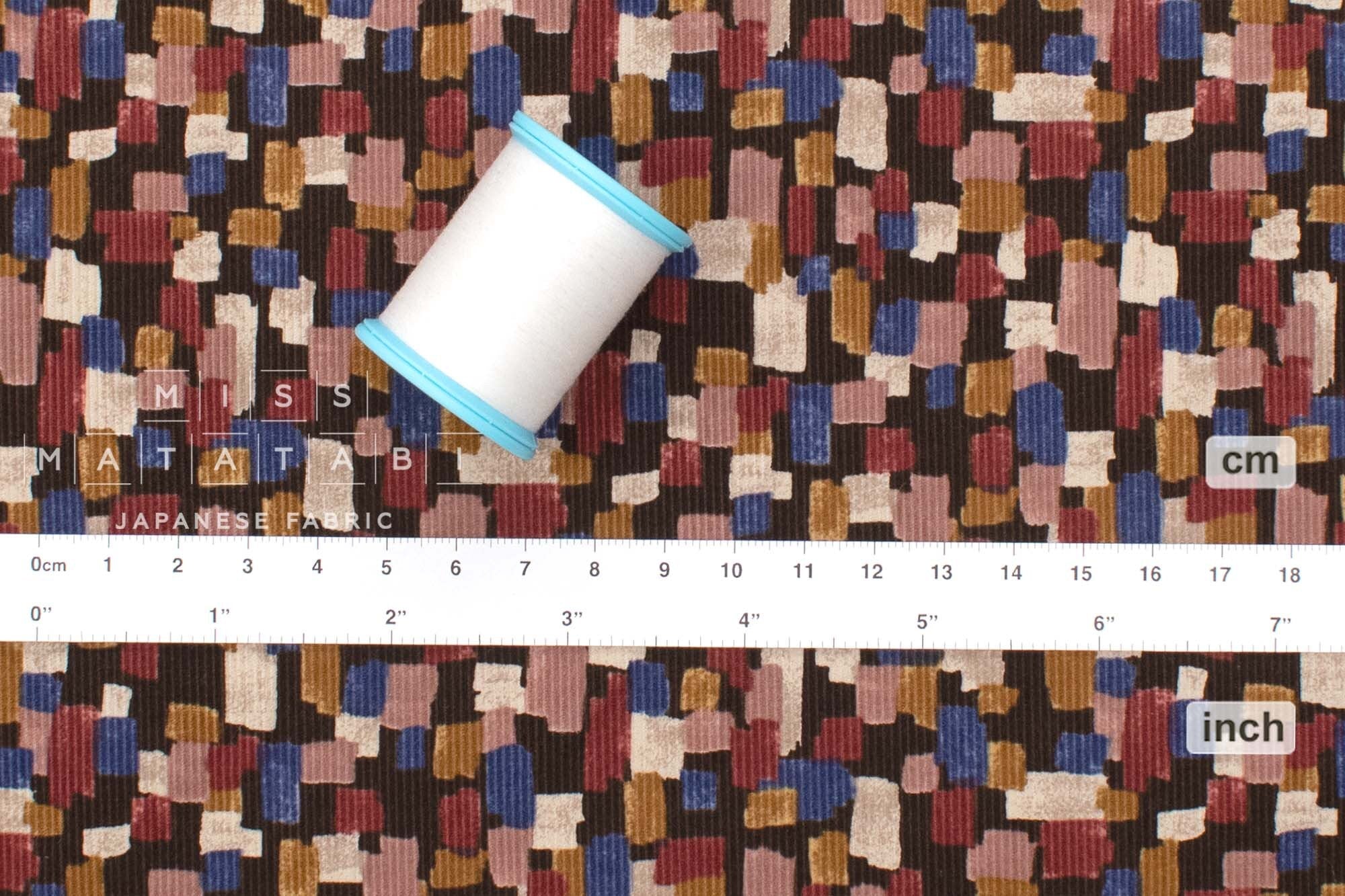 Japanese Fabric Corduroy Henry - C - 50cm