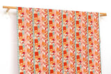 Japanese Fabric Parts of Japan - orange - 50cm