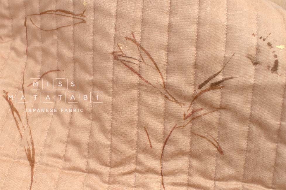 nani IRO Kokka Japanese Fabric GUNSEI Quilted Organic Double Gauze - C - 50cm