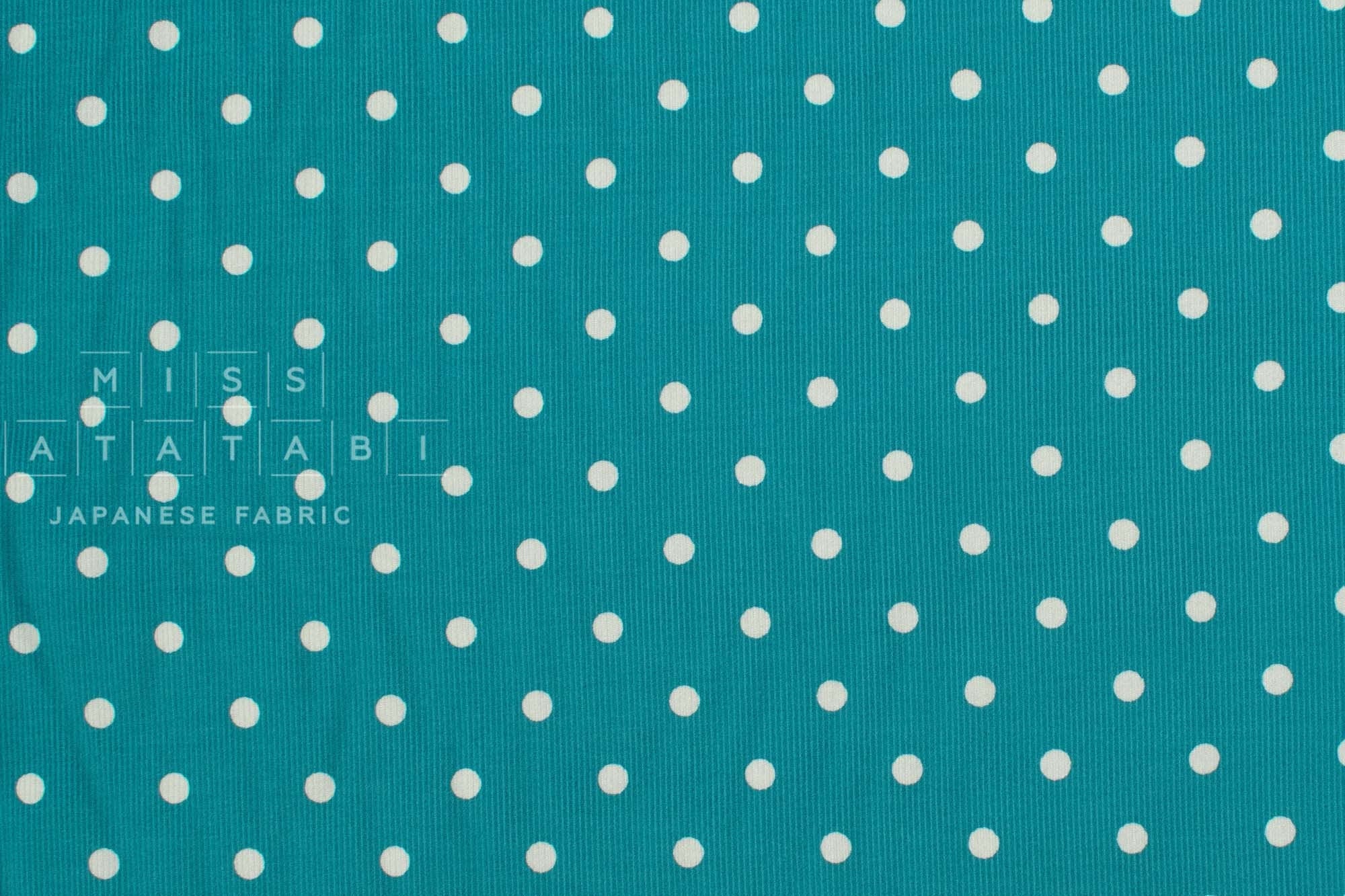 Japanese Fabric Corduroy Small Dots - H - 50cm