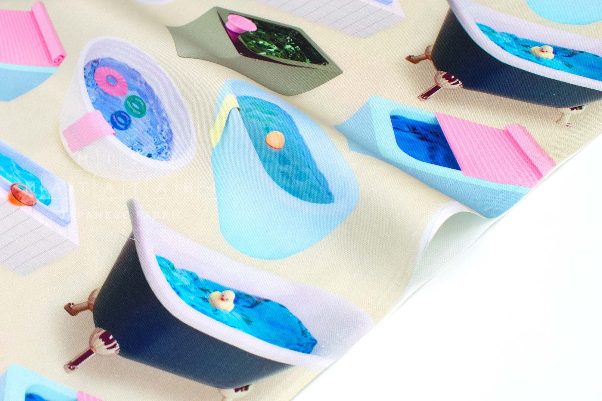Japanese Fabric Bathtime A - 50cm