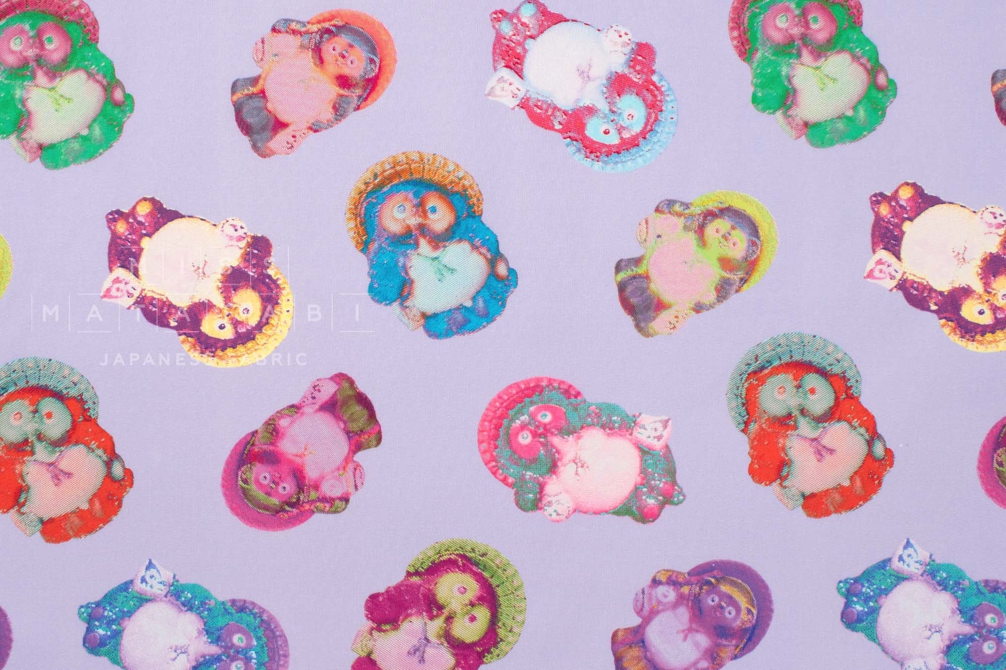 Japanese Fabric Tanuki - B - 50cm