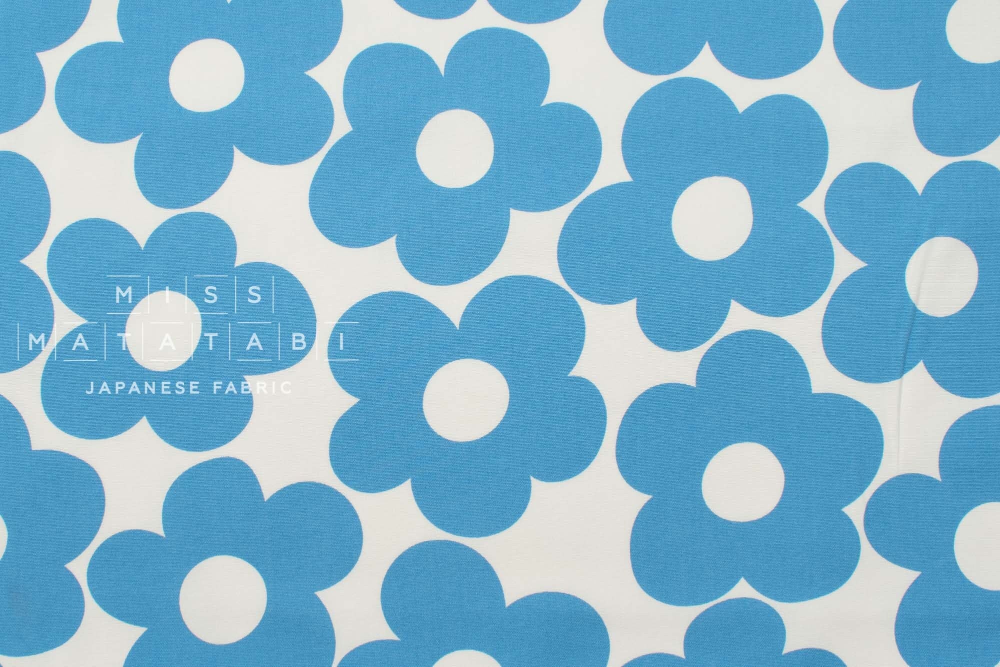 Japanese Fabric Scandi Pop Big Floral - I - 50cm