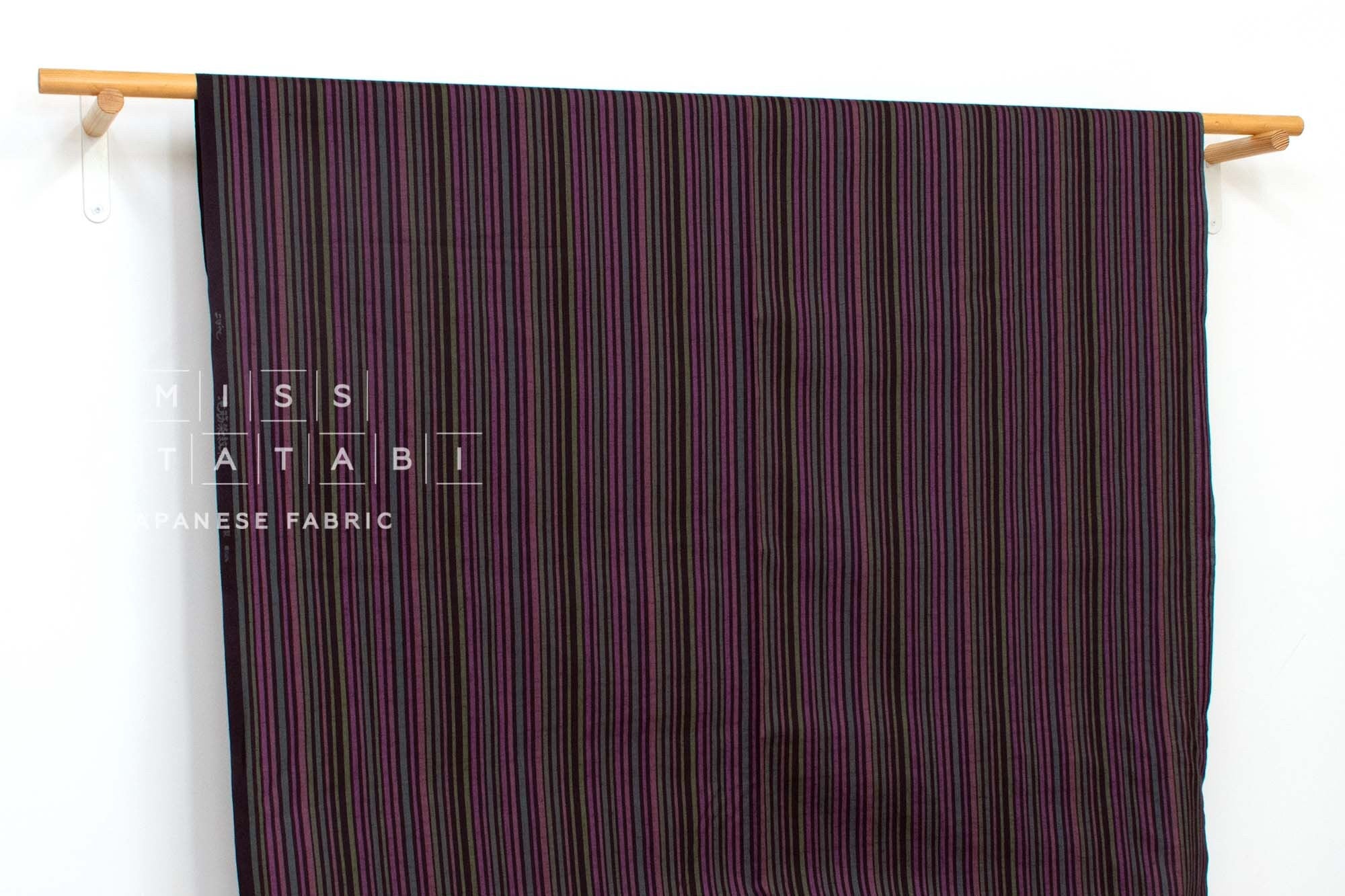 Japanese Fabric Wagara Stripes - F - 50cm