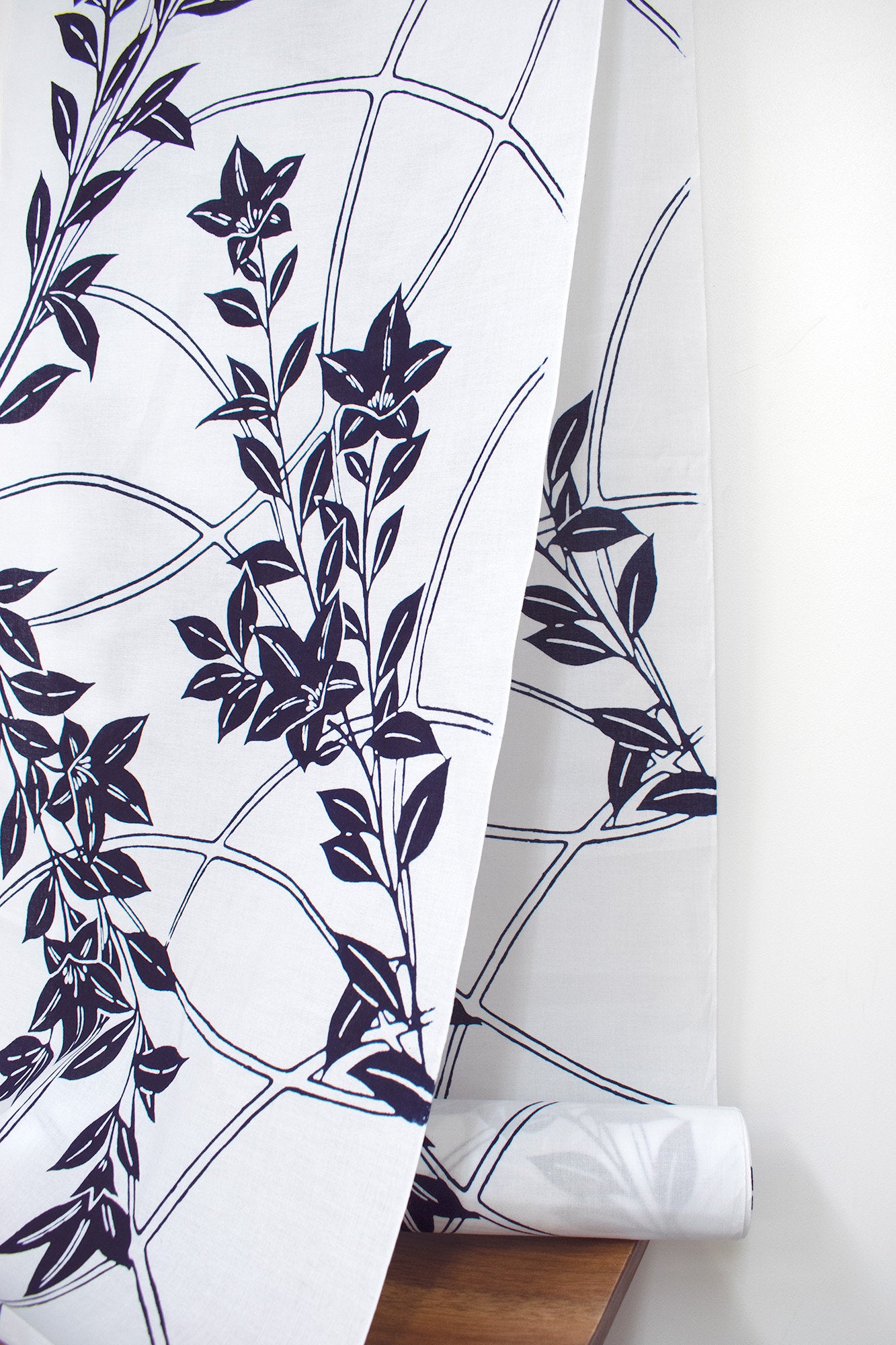 Shokunin Collection Hand-printed Chusen Japanese Yukata Fabric - Nonokikyo - 50cm