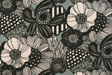 Japanese Fabric Wild Floral Canvas - J - 50cm
