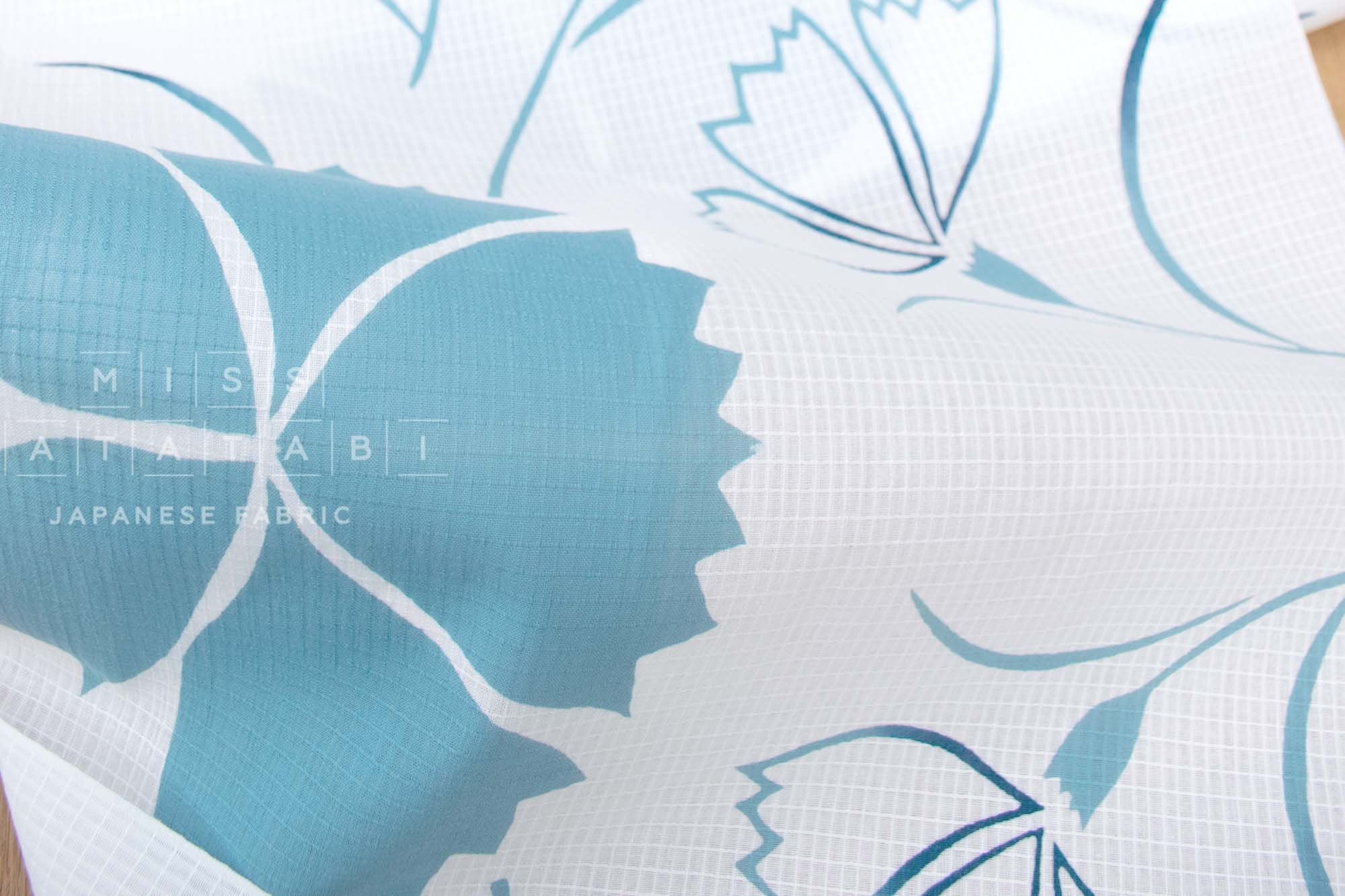 Shokunin Collection Hand-printed Chusen Japanese Yukata Fabric - Nadeshiko - 50cm