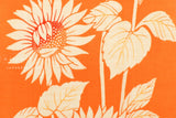 Shokunin Collection Hand-printed Chusen Japanese Yukata Fabric - Himawari Sunflower - 50cm