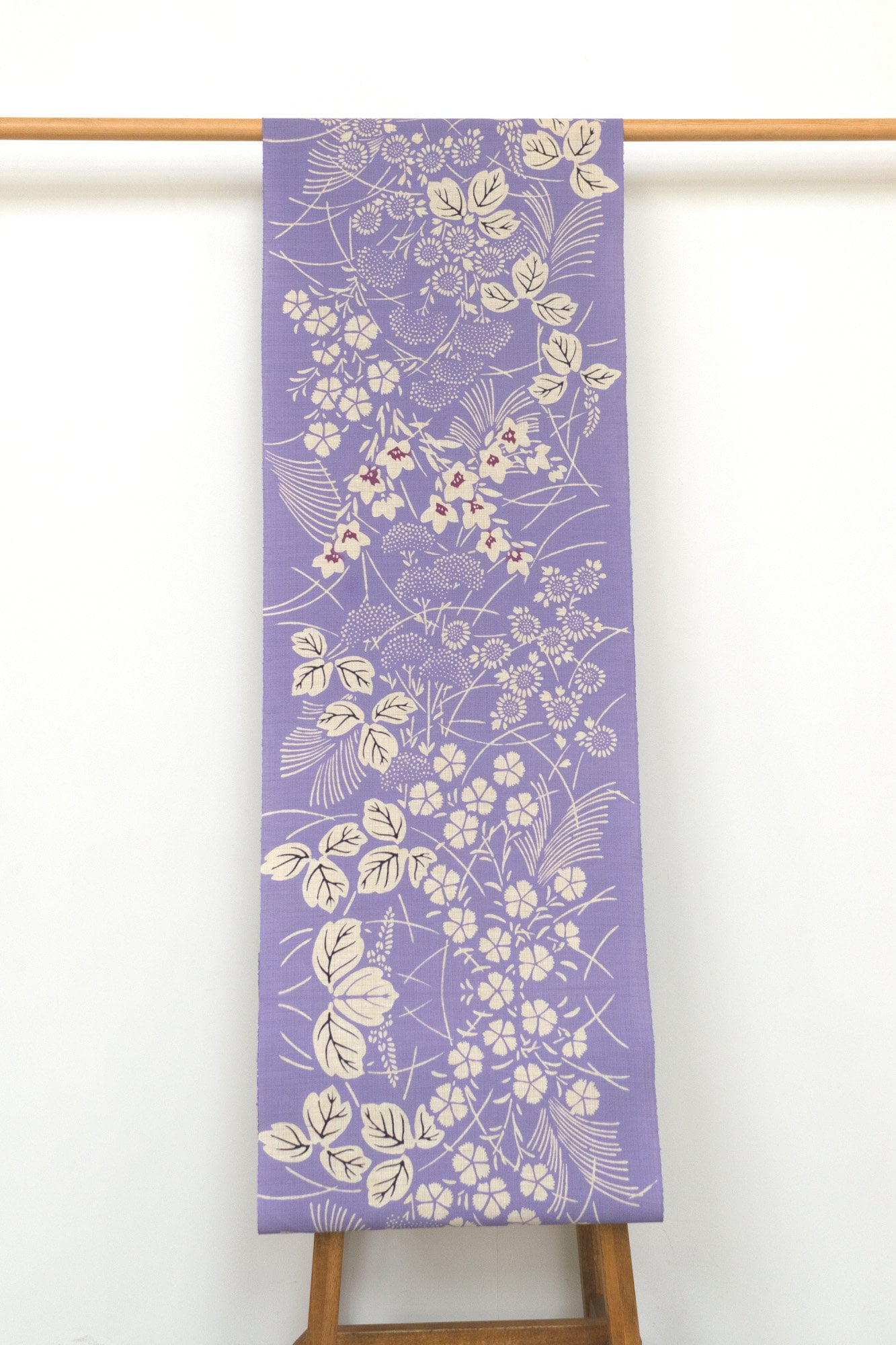 Shokunin Collection Hand-printed Chusen Japanese Yukata Fabric - Akikusa - 50cm