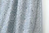 Japanese Fabric Embroidered Eyelet Cotton Lawn - Juniper - 50cm