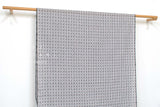 Japanese Fabric Embroidered Eyelet Cotton Lawn - Jaime - light grey - 50cm