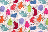 Japanese Fabric All Cats Are The Best Cats - A - 50cm