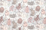 Japanese Fabric All Cats Are The Best Cats - B - 50cm