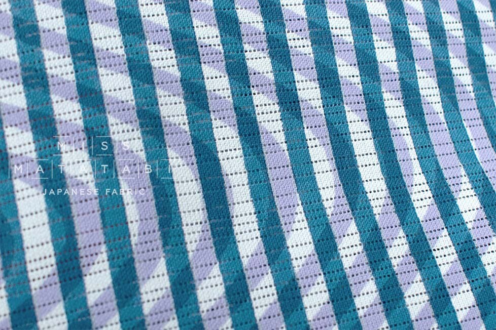 Shokunin Collection Hand-printed Chusen Japanese Yukata Fabric - Mizunagare - 50cm
