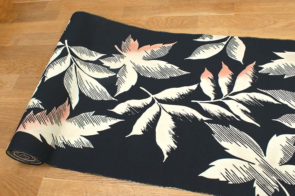 Shokunin Collection Hand-printed Chusen Japanese Yukata Fabric - Konoha - 50cm