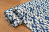 Shokunin Collection Hand-printed Chusen Japanese Yukata Fabric - Kawari Koushi - 50cm