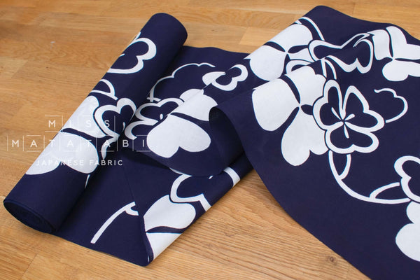 Shokunin Collection Hand-printed Chusen Japanese Yukata Fabric - Katabami - 50cm