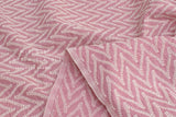 Japanese Fabric Embroidered Cotton Lawn Charlotte - pink - 50cm