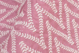 Japanese Fabric Embroidered Cotton Lawn Charlotte - pink - 50cm