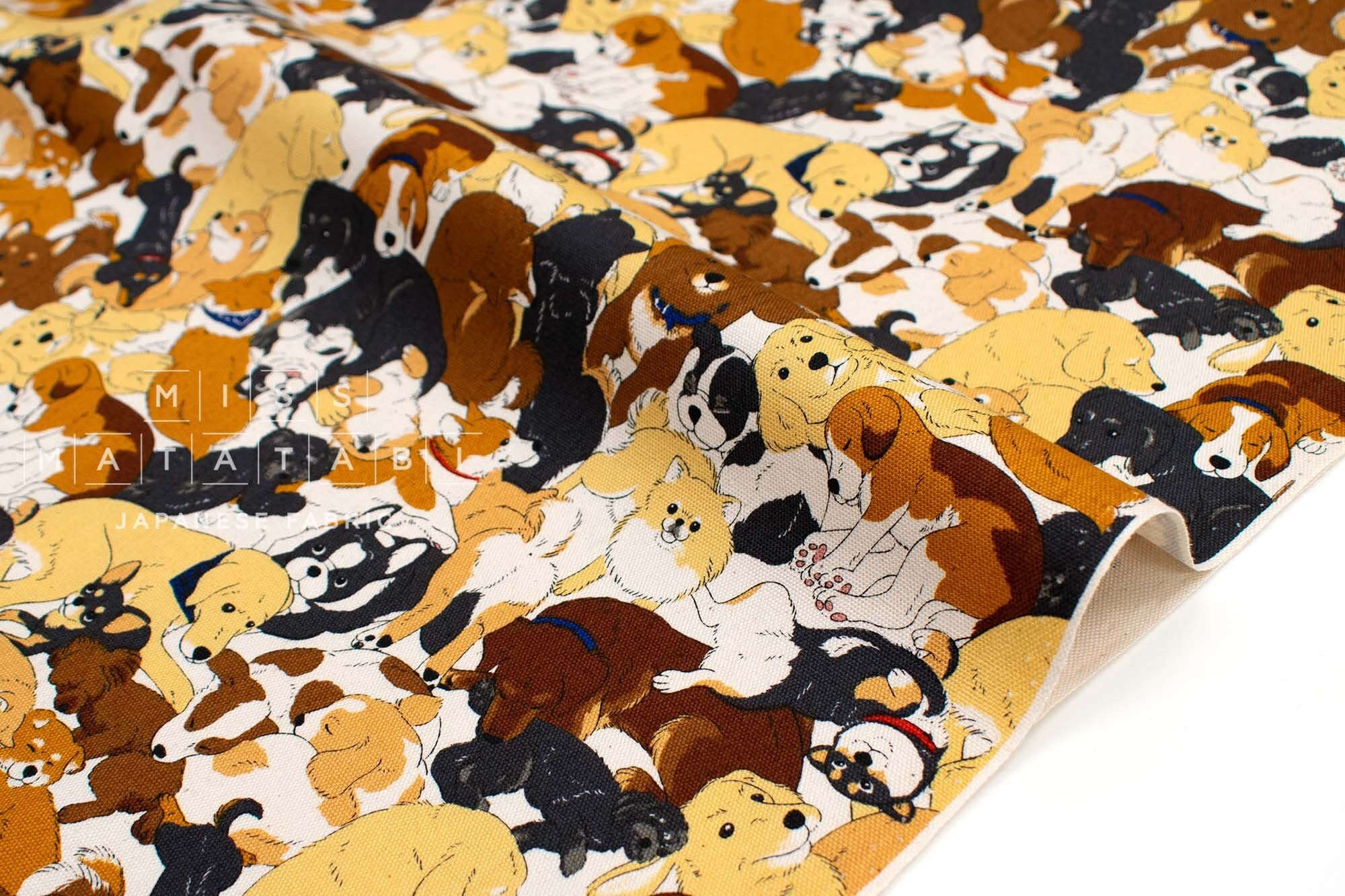 Japanese Fabric Best Pups - 50cm