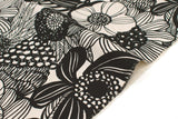 Japanese Fabric Wild Floral Canvas - A - 50cm