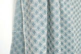 Japanese Fabric Embroidered Cotton Lawn Olivia - blue - 50cm