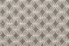 Japanese Fabric Embroidered Cotton Lawn Olivia - taupe - 50cm